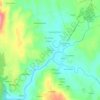 Mapa topográfico O Outeiro, altitude, relevo