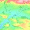 Mapa topográfico Shillingford, altitude, relevo