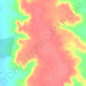 Mapa topográfico Al Harra', altitude, relevo