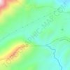 Mapa topográfico Cerro de las Calaguas, altitude, relevo