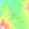 Mapa topográfico Baja California, altitude, relevo