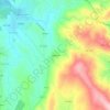 Mapa topográfico Reboreda, altitude, relevo