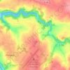 Mapa topográfico La Villeneuve, altitude, relevo