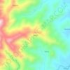 Mapa topográfico Hawili, altitude, relevo
