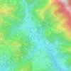 Mapa topográfico Brembilla, altitude, relevo