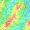 Mapa topográfico A Abrigosa, altitude, relevo