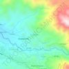 Mapa topográfico Puentelon, altitude, relevo
