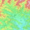 Mapa topográfico Pokhara, altitude, relevo
