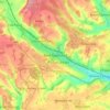 Mapa topográfico Berkhamsted, altitude, relevo