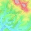 Mapa topográfico Viard, altitude, relevo
