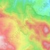 Mapa topográfico Copperdale, altitude, relevo