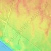 Mapa topográfico Coto de Doñana, altitude, relevo