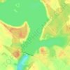 Mapa topográfico Lake Belwood, altitude, relevo