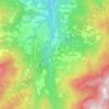Mapa topográfico Sesta Inferiore, altitude, relevo