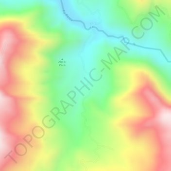 Mapa topográfico Santos, altitude, relevo