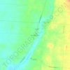 Mapa topográfico South Woodbury, altitude, relevo