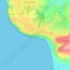 Mapa topográfico Havre Jouan, altitude, relevo
