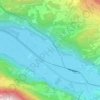 Mapa topográfico Hüsen, altitude, relevo