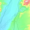 Mapa topográfico Vincas, altitude, relevo
