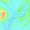 Mapa topográfico Malango, altitude, relevo