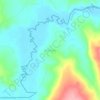 Mapa topográfico Boa Vista, altitude, relevo