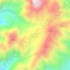 Mapa topográfico Sacuchum Dolores, altitude, relevo