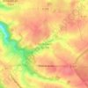 Mapa topográfico Hameau de Glatigny, altitude, relevo
