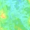 Mapa topográfico La Grenouillère, altitude, relevo
