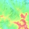 Mapa topográfico Tourette, altitude, relevo