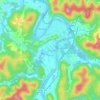 Mapa topográfico Tornado, altitude, relevo
