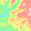 Mapa topográfico Mekarsari, altitude, relevo