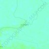 Mapa topográfico La Horqueta, altitude, relevo