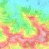 Mapa topográfico Rexham, altitude, relevo