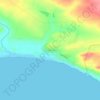 Mapa topográfico Oyster Bay, altitude, relevo