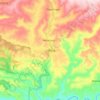 Mapa topográfico Cidolog, altitude, relevo
