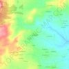 Mapa topográfico A Casa Nova de Vilariño, altitude, relevo
