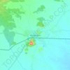 Mapa topográfico Dongargarh, altitude, relevo
