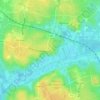 Mapa topográfico Château Cos d'Estournel, altitude, relevo