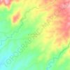 Mapa topográfico San Juan de Dios, altitude, relevo