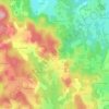 Mapa topográfico Le Pont, altitude, relevo