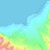 Mapa topográfico Las Guaneras, altitude, relevo