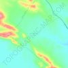 Mapa topográfico دولت آباد سه چاه, altitude, relevo