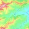 Mapa topográfico Zapi, altitude, relevo