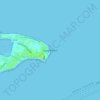 Mapa topográfico Capo Peloro, altitude, relevo
