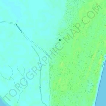 Mapa topográfico Macaneta, altitude, relevo