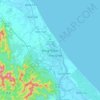 Mapa topográfico Đồng Thuận Ward, altitude, relevo
