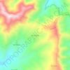 Mapa topográfico San Andrés, altitude, relevo