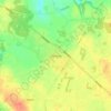 Mapa topográfico Fårvang, altitude, relevo