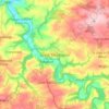 Mapa topográfico Great Torrington, altitude, relevo