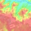 Mapa topográfico Le Cimetière, altitude, relevo